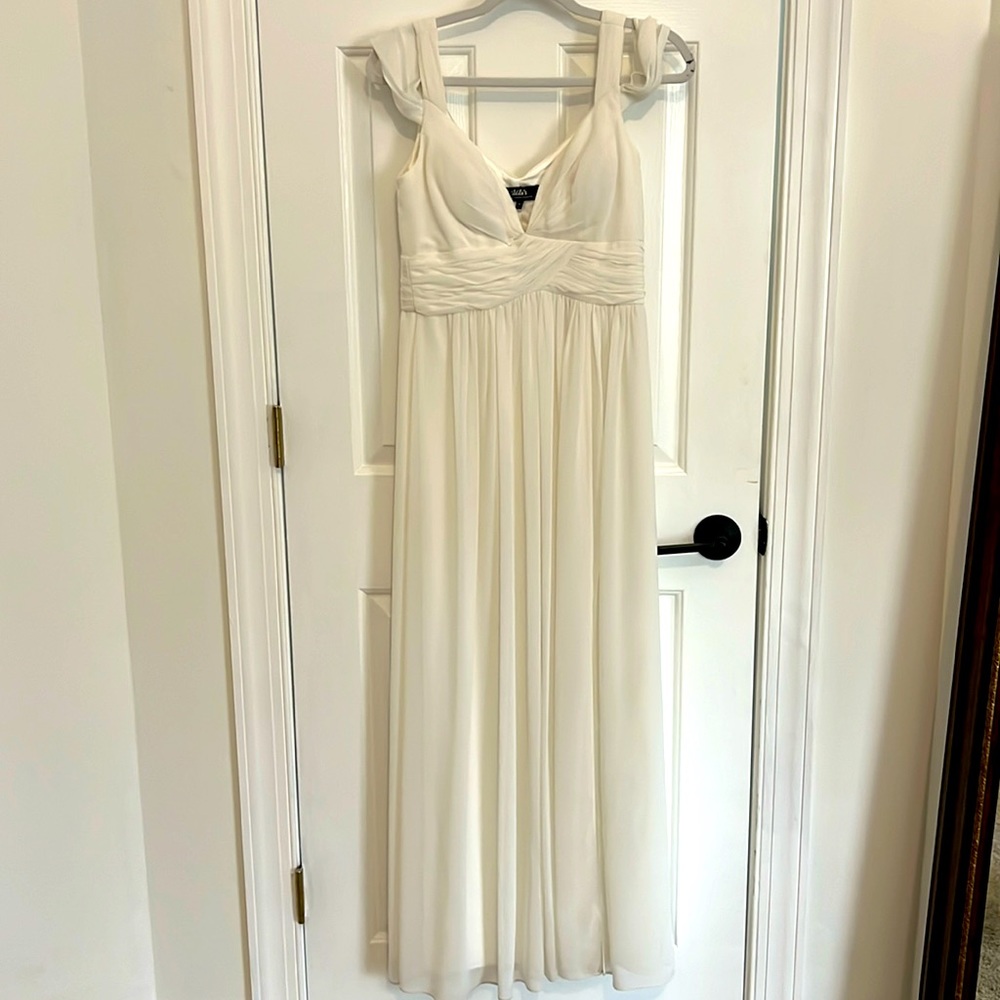 White formal gown